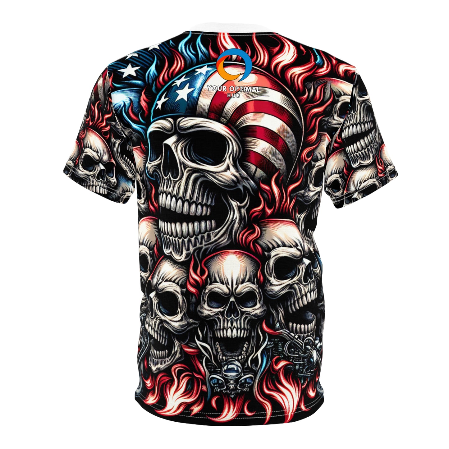 PyroPatriot Threads: Reaper's Roar - Patriotic Streetwear Tee