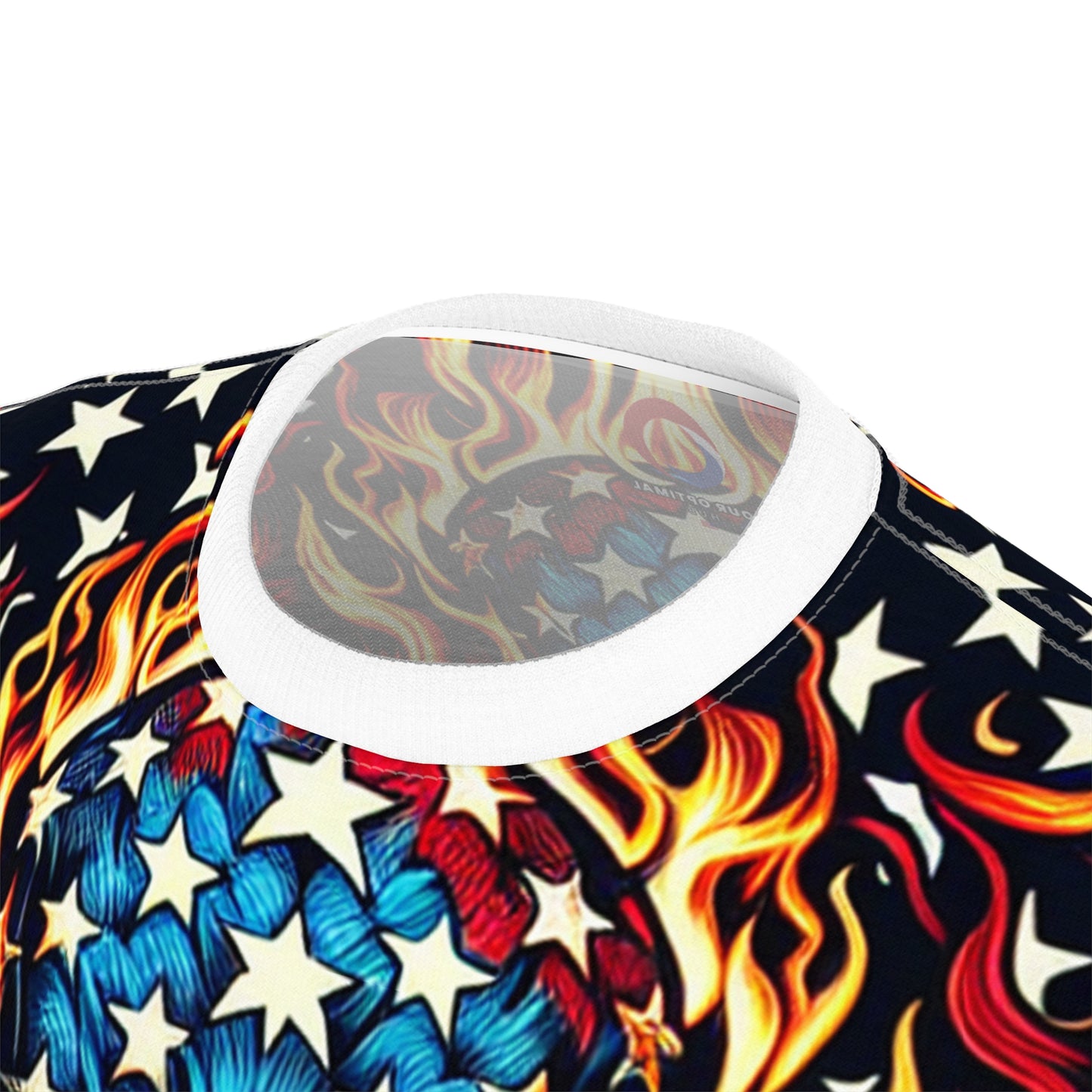 Spiritflame Sovereignty: Ghostly Glare - Patriotic Streetwear Tee