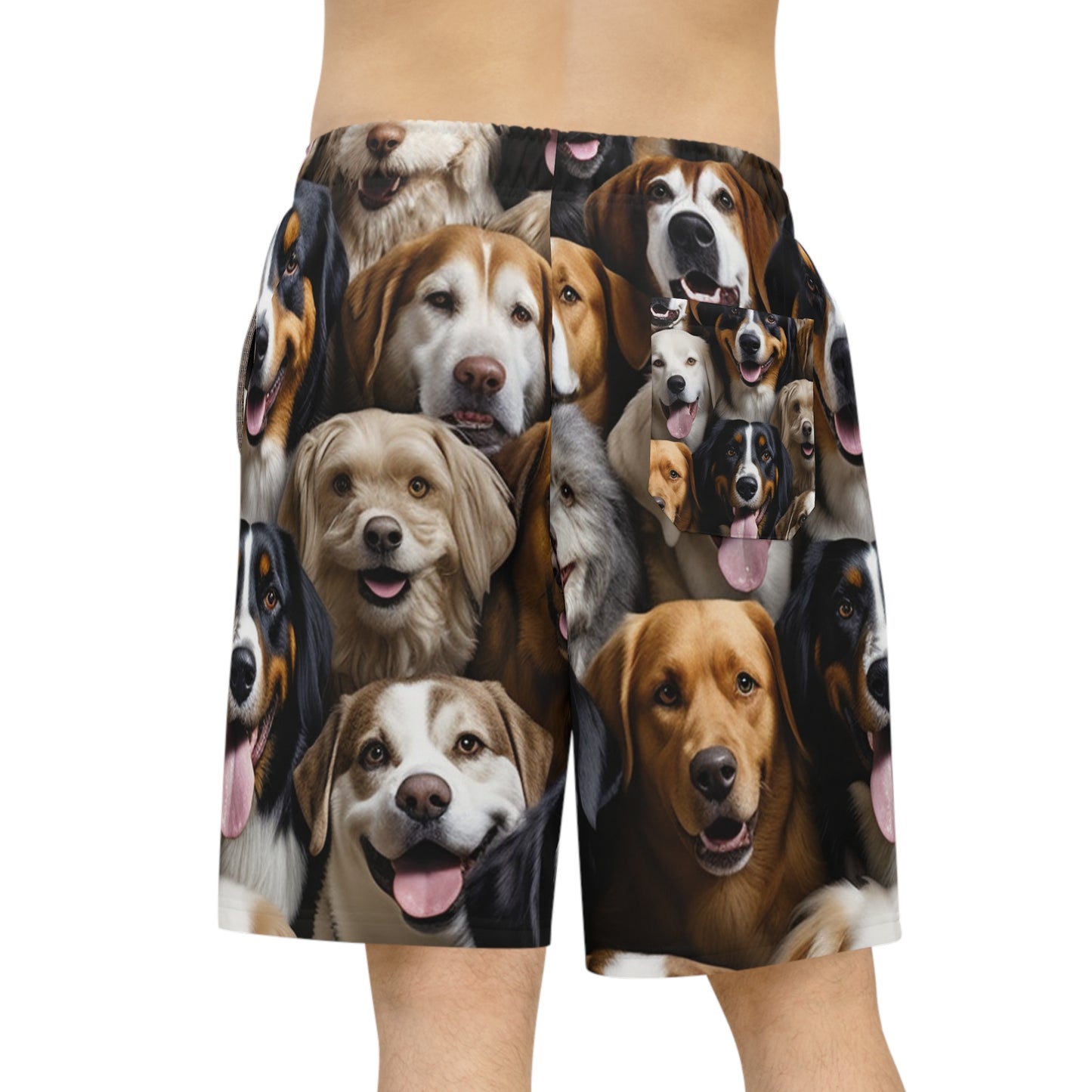 Furry Friends Realistic Dog Shorts - Bold Dog Art Shorts