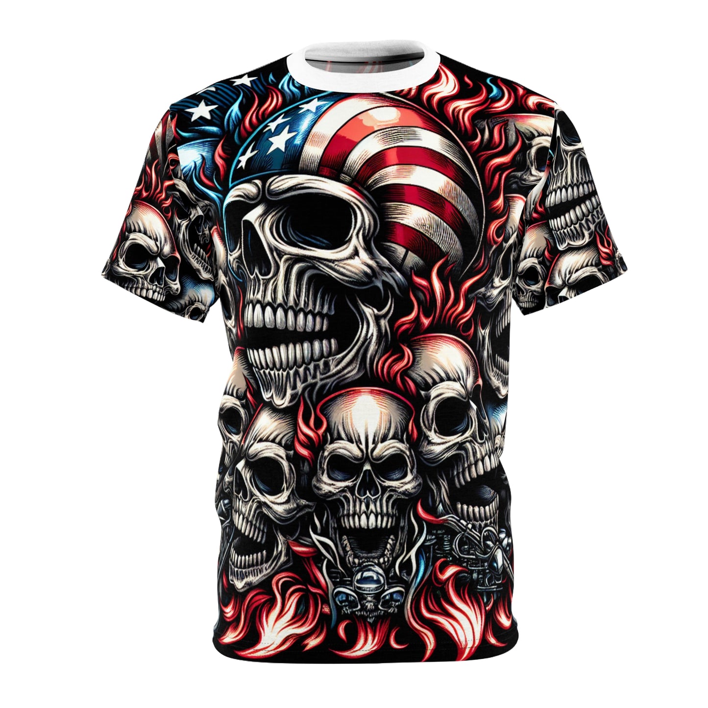 PyroPatriot Threads: Reaper's Roar - Patriotic Streetwear Tee