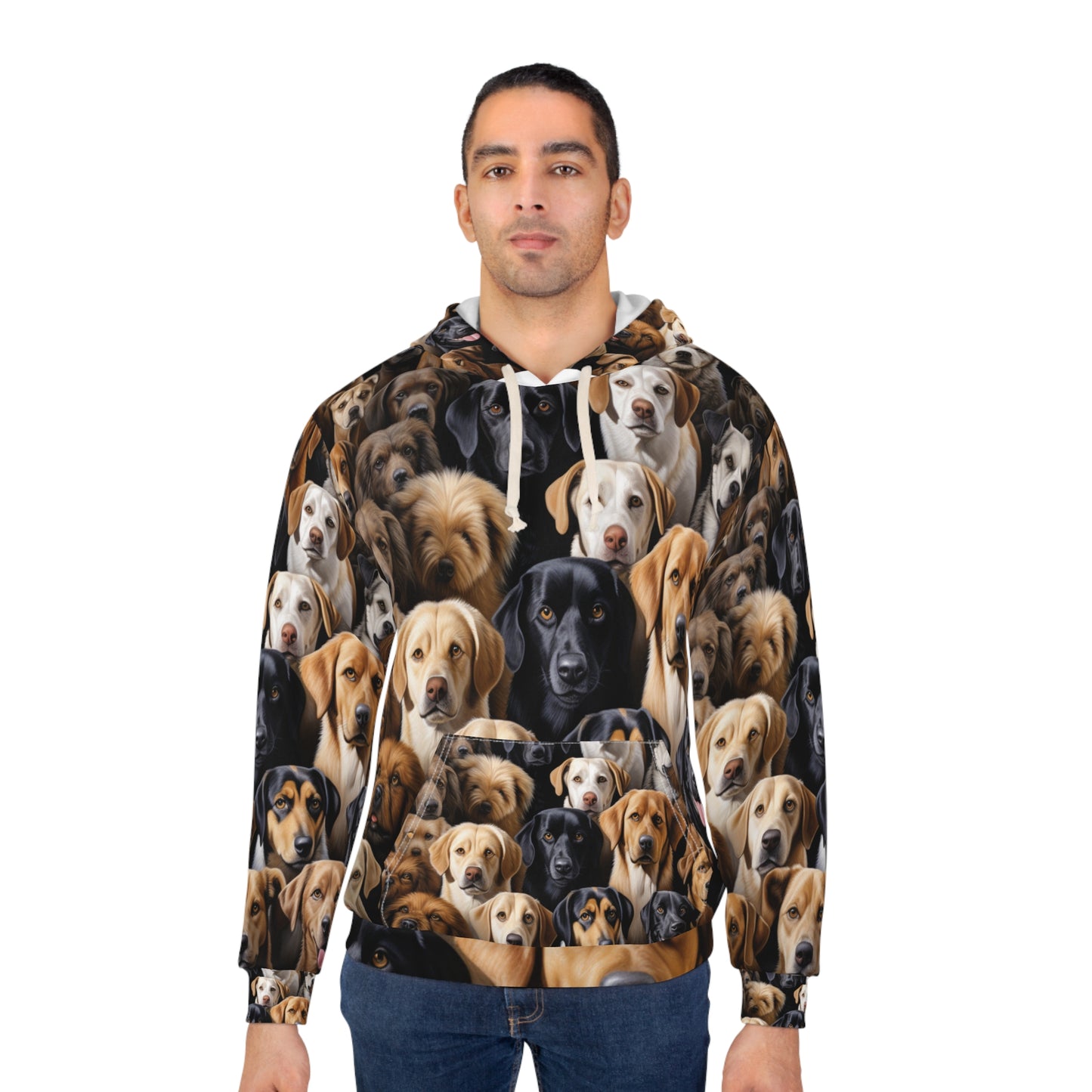 High-Resolution Dog Hoodie - Bold Dog Art Hoodie