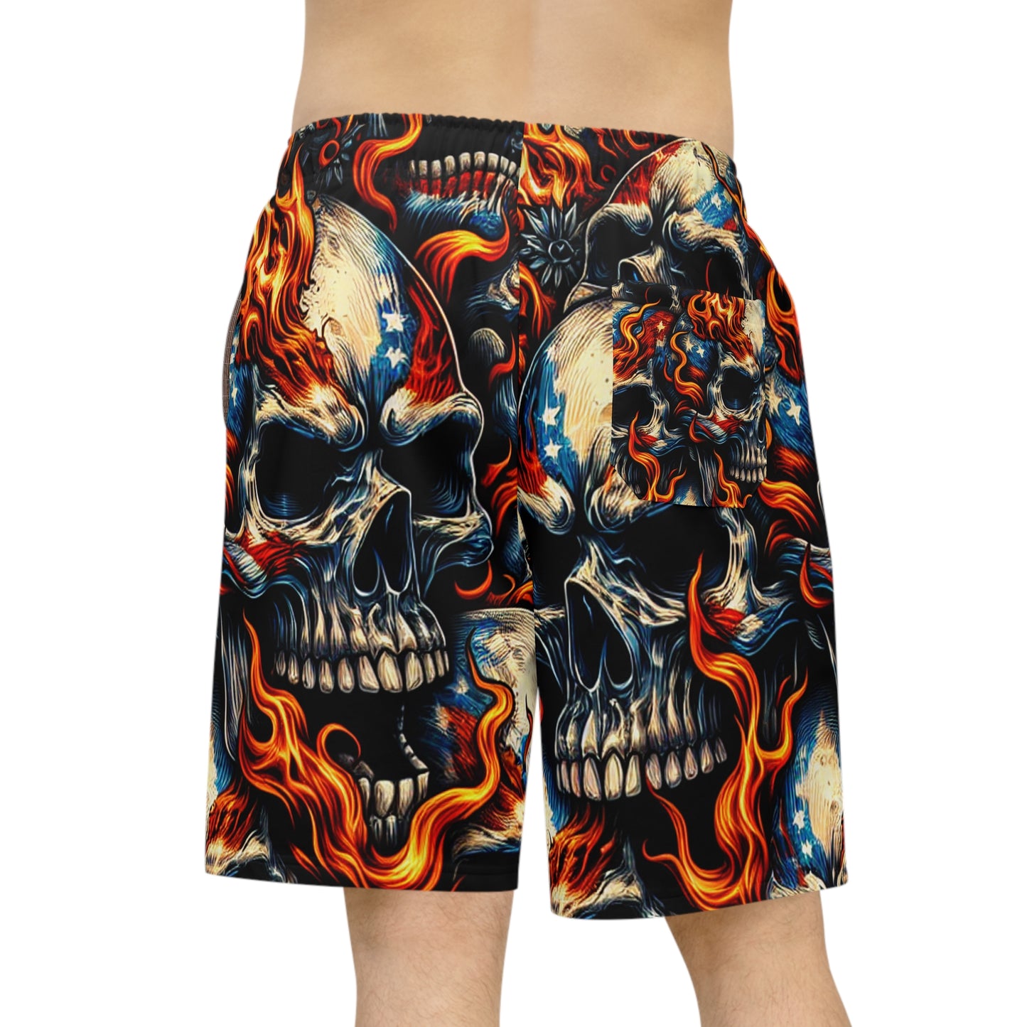 Flameborn Freedom Shorts - Patriotic Streetwear