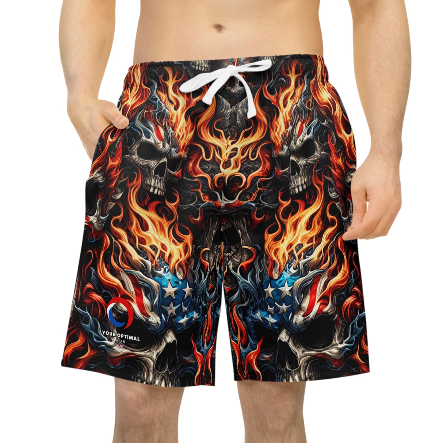 Blaze Fusion Shorts - Bold Patriotic Apparel