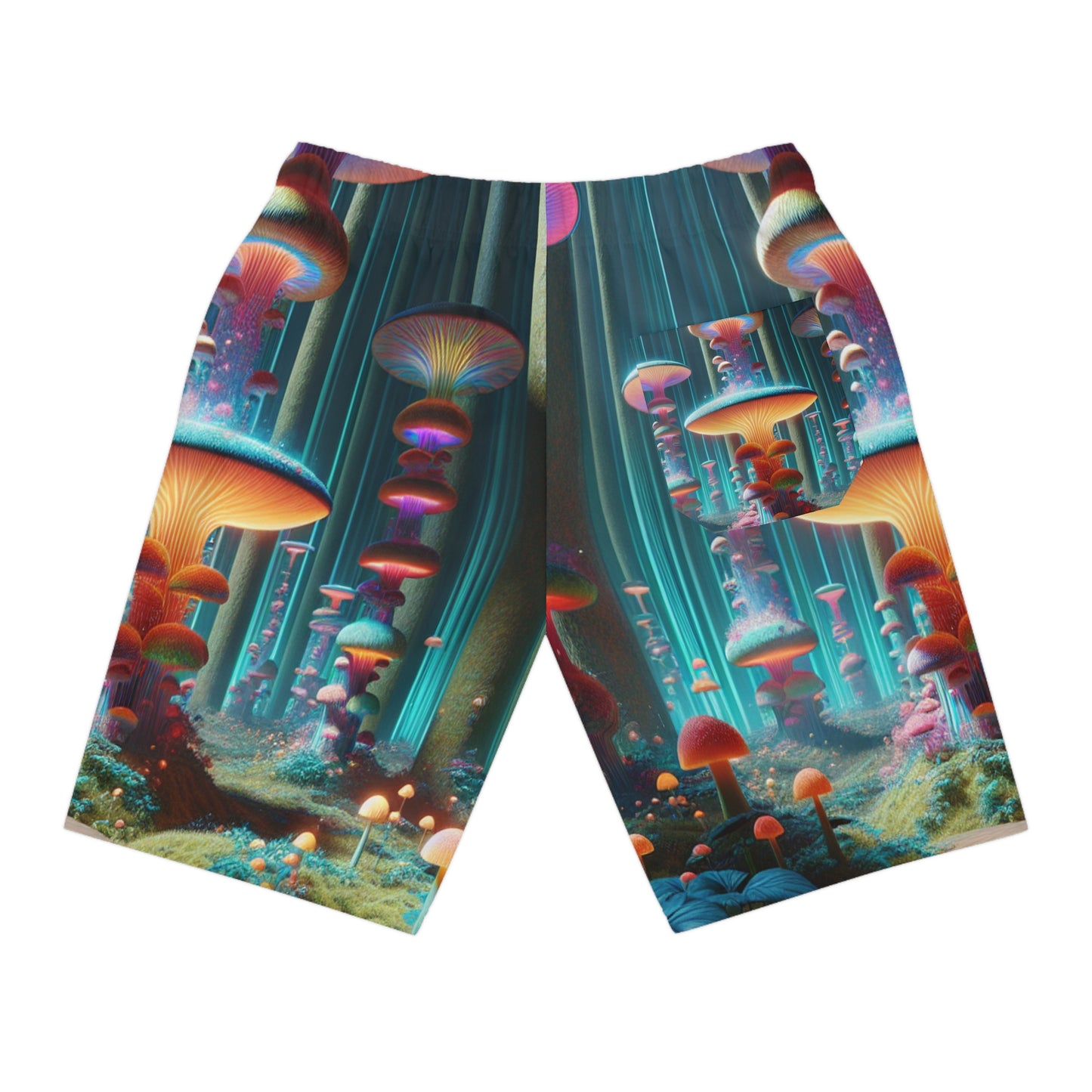 Alessandra Caravaggio - Psychedelic Streetwear Shorts